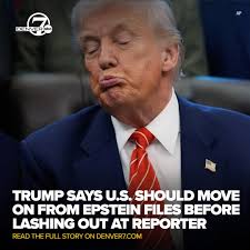 Trump says U.S. should move on from Epstein files